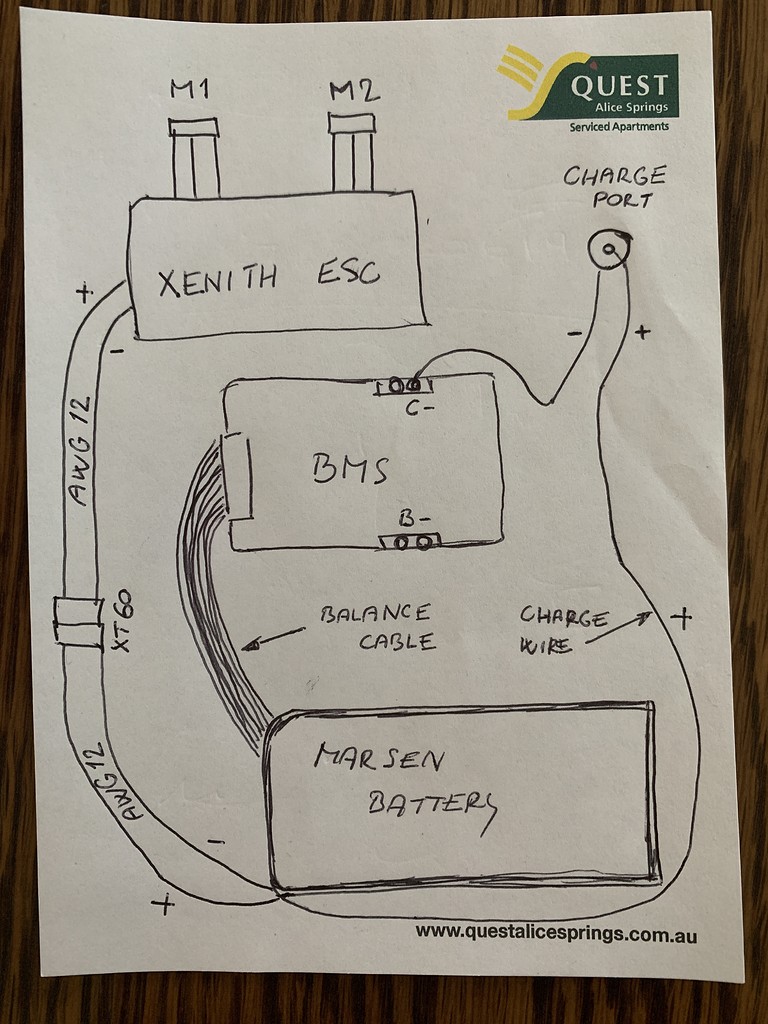 First build Xenith, LLT BMS how to bypass for discharge? ESK8