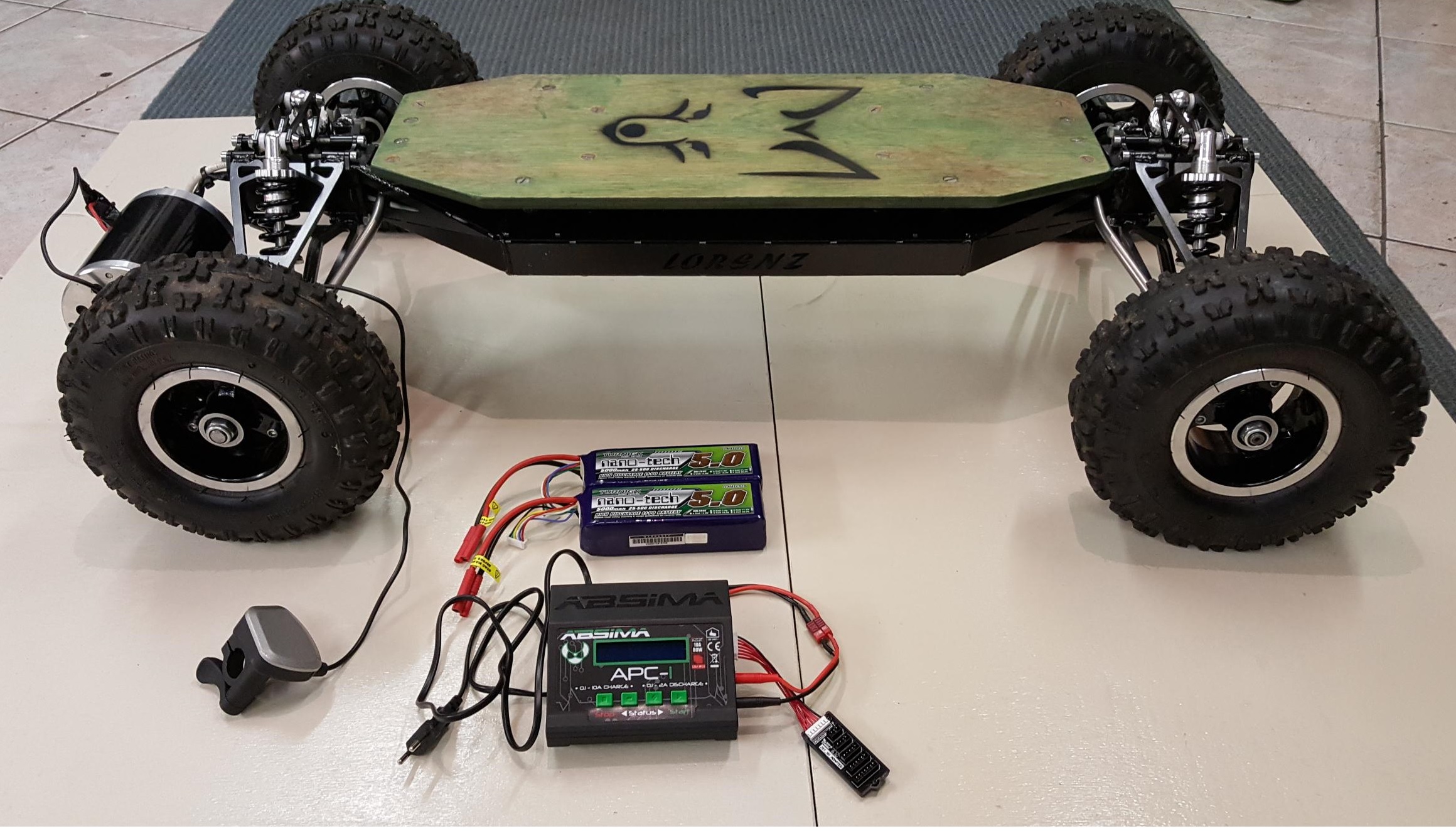All terrain board with independent suspension ESK8 Builds Electric