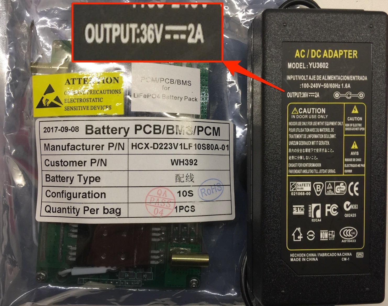 Limiting BMS current draw from power brick ESK8 Electronics