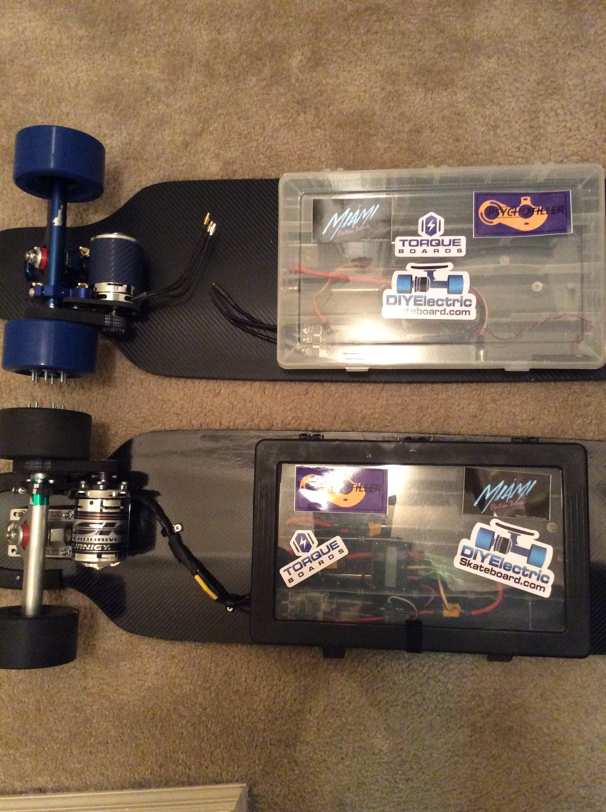 MY 2 DiY EBOARD BUILDS "JOKER" and "DARK KNIGHT" builds ESK8 Builds